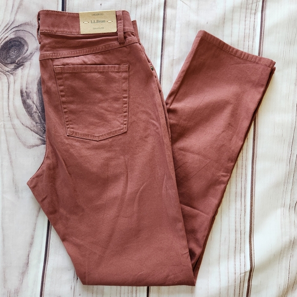 L.L. Bean Pants - NWT LL Bean "Favorite Fit Straight Leg" Flex Pants Pale Sienna | Women's Size 6